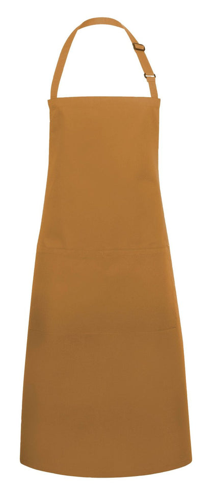 Tablier à bavette avec boucle et poche — coloris Mustard #Couleur_Mustard