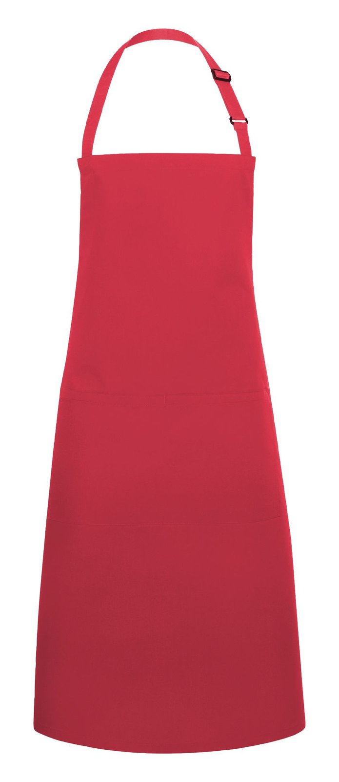 Tablier à bavette avec boucle et poche — coloris Raspberry #Couleur_Raspberry