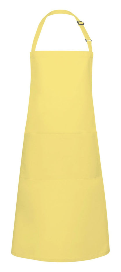 Tablier à bavette avec boucle et poche — coloris Sunny Yellow #Couleur_Sunny-Yellow