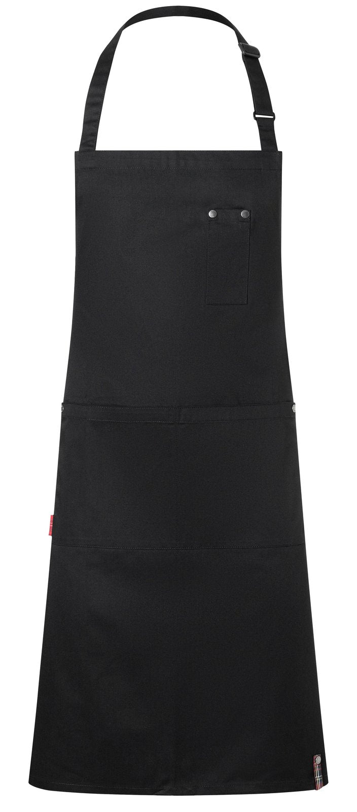 Tablier à bavette avec poches  — coloris Black #Couleur_Black