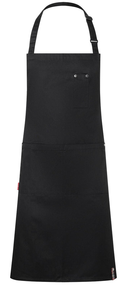 Tablier à bavette avec poches  — coloris Black #Couleur_Black