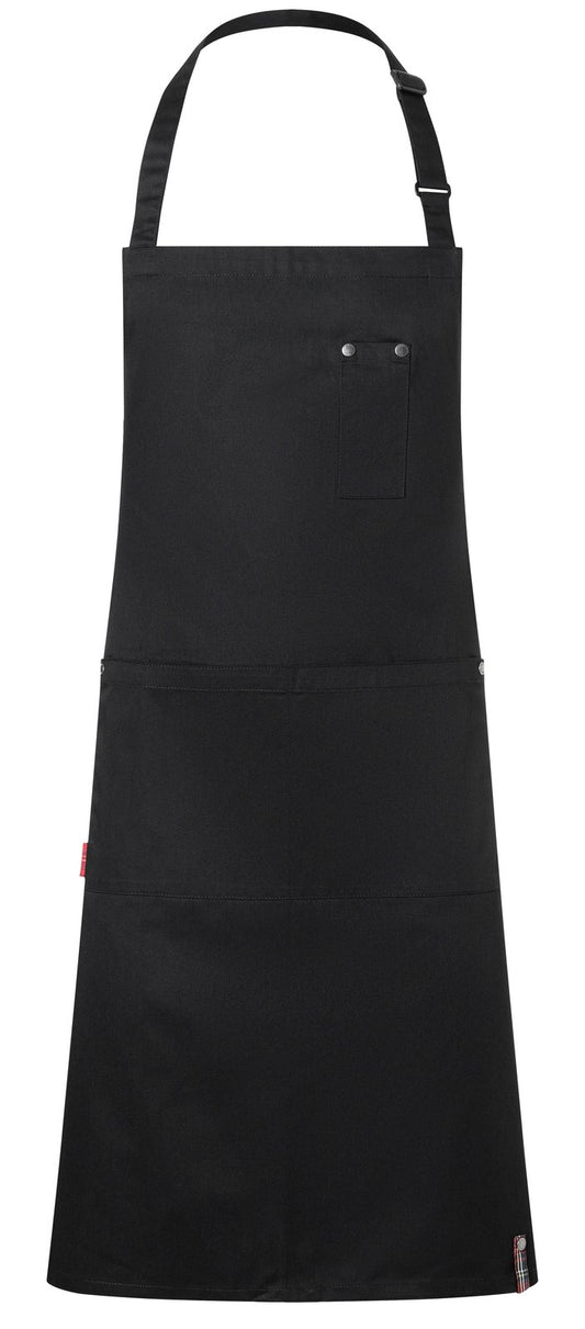 Tablier à bavette avec poches  — coloris Black #Couleur_Black