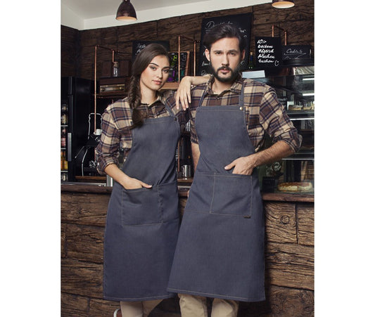Tablier à bavette Jeans-Style 