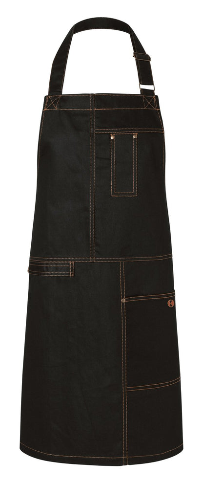 Tablier à bavette Urban Casual-Style  — coloris Black #Couleur_Black