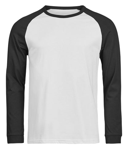 Tee-shirt baseball manches longues  — coloris White / Black #Couleur_White-/-Black