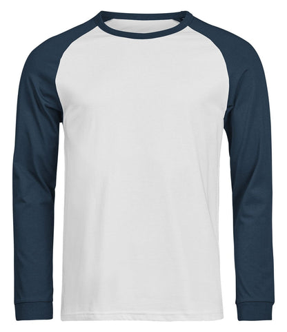 Tee-shirt baseball manches longues  — coloris White / Ink #Couleur_White-/-Ink