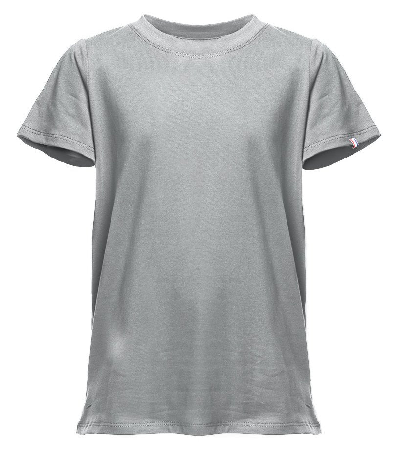 Tee-shirt bio origine France enfant  — coloris Heather Grey #Couleur_Heather-Grey