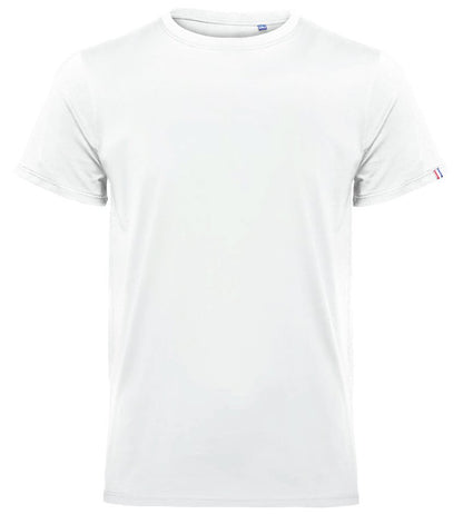 Tee-shirt bio origine France homme 190 g/m²  — coloris White #Couleur_White