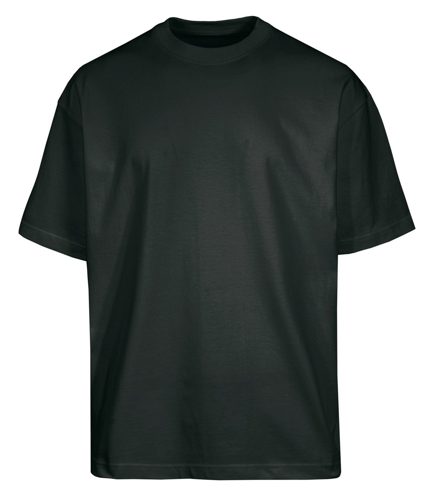 Tee-shirt boxy 180 g/m² — VESTI SHORT SLEEVE CREW NECK T-SHIRT — coloris Black #Couleur_Black