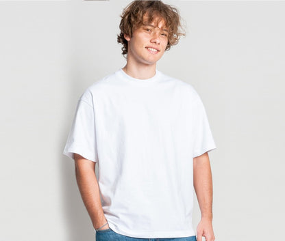 Tee-shirt boxy 180 g/m² — VESTI SHORT SLEEVE CREW NECK T-SHIRT