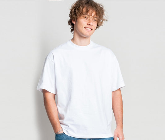 Tee-shirt boxy 180 g/m² — VESTI SHORT SLEEVE CREW NECK T-SHIRT