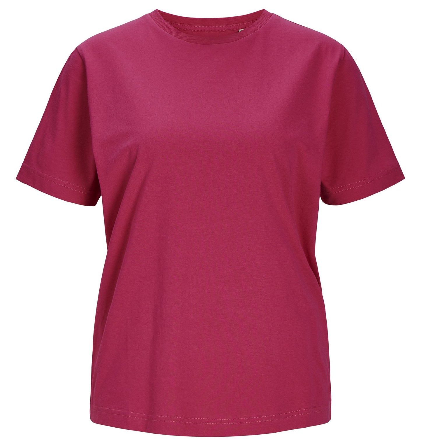 Tee-shirt en coton organique femme 180 g/m²  — coloris Fuchsia Rose #Couleur_Fuchsia-Rose