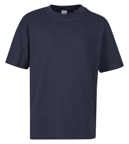 Tee-shirt enfant oversize en coton organique 240 g/m²  — coloris Navy #Couleur_Navy