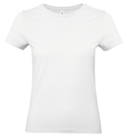 Tee-shirt femme col rond 190 — B&C #E190 WOMEN — coloris Ash #Couleur_Ash