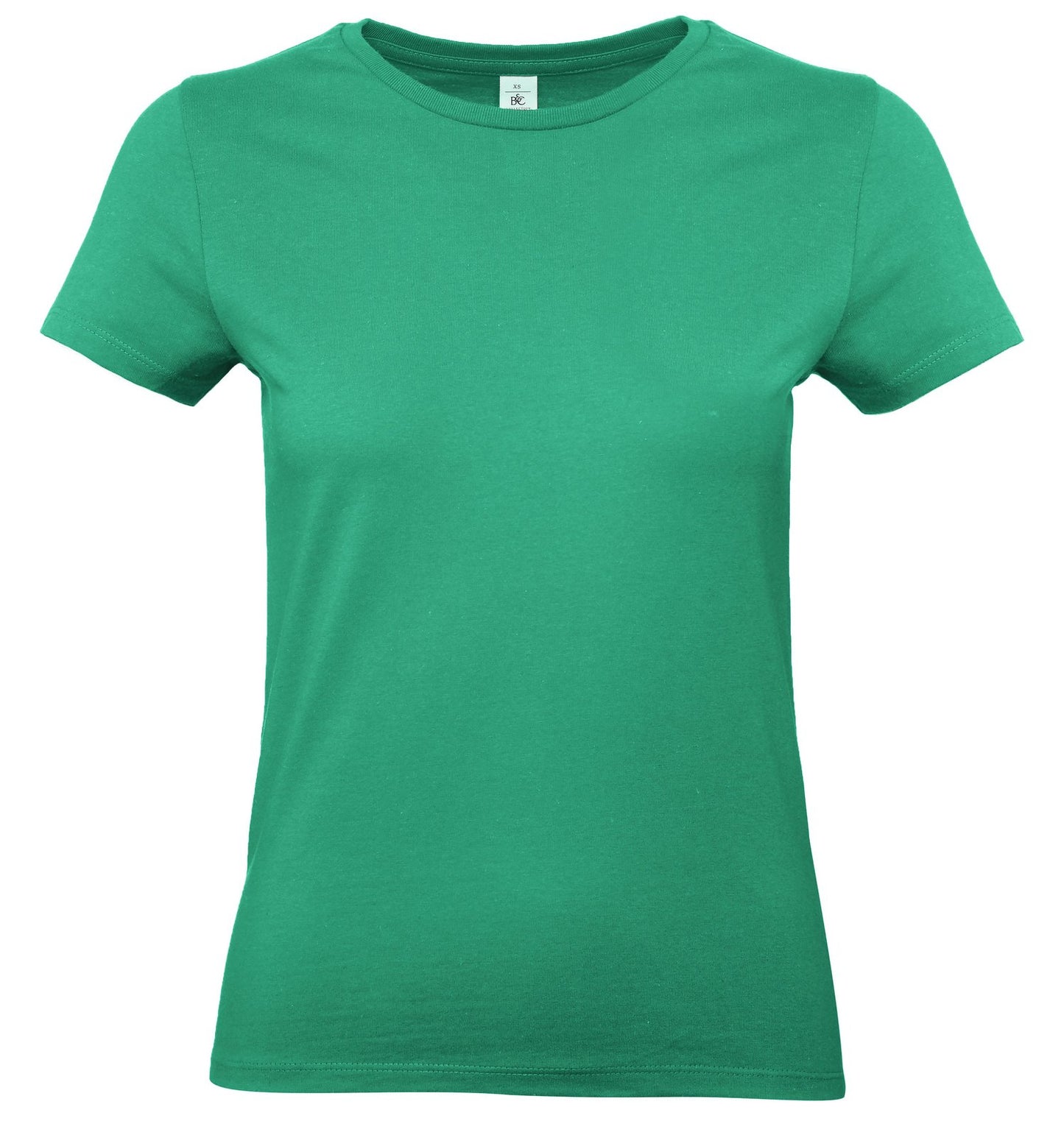 Tee-shirt femme col rond 190 — B&C #E190 WOMEN — coloris Kelly Green #Couleur_Kelly-Green