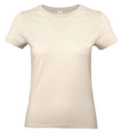 Tee-shirt femme col rond 190 — B&C #E190 WOMEN — coloris Natural #Couleur_Natural