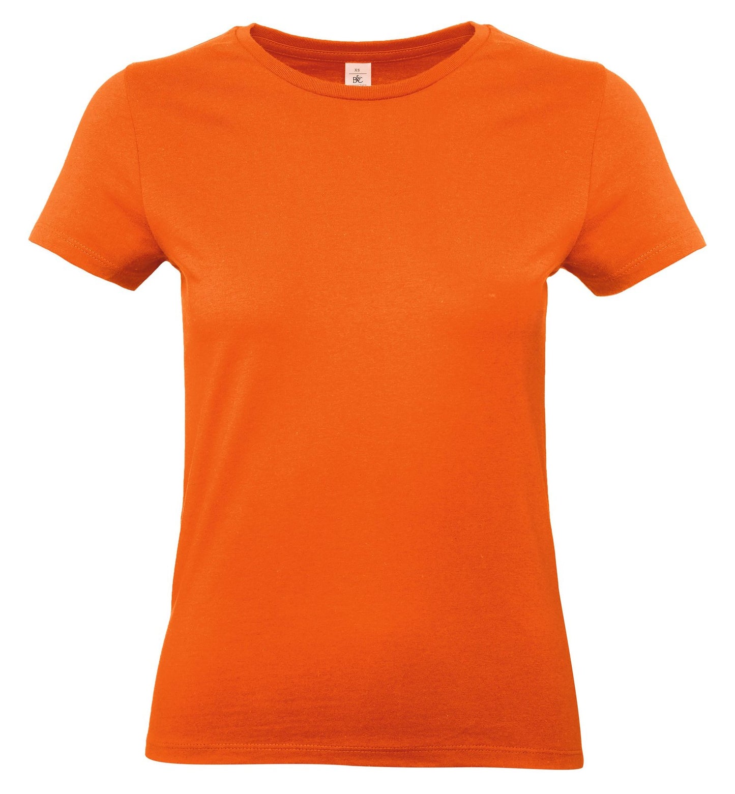 Tee-shirt femme col rond 190 — B&C #E190 WOMEN — coloris Orange #Couleur_Orange