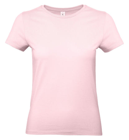 Tee-shirt femme col rond 190 — B&C #E190 WOMEN — coloris Orchid Pink #Couleur_Orchid-Pink