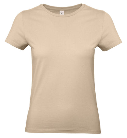 Tee-shirt femme col rond 190 — B&C #E190 WOMEN — coloris Sand #Couleur_Sand