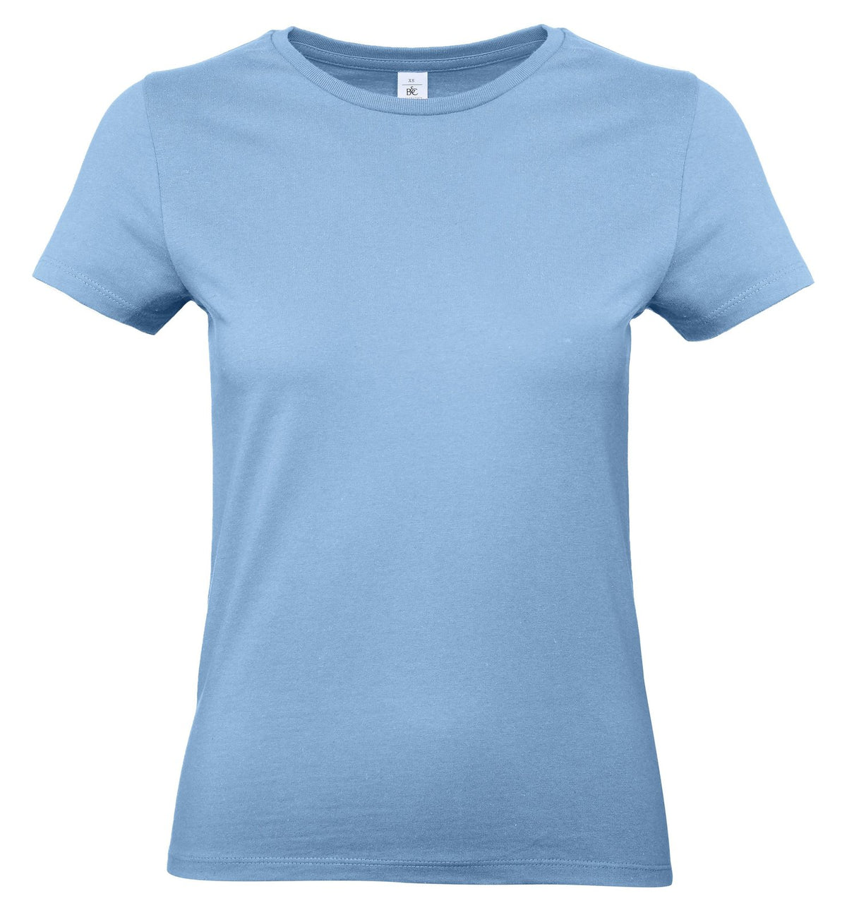 Tee-shirt femme col rond 190 — B&C #E190 WOMEN — coloris Sky #Couleur_Sky
