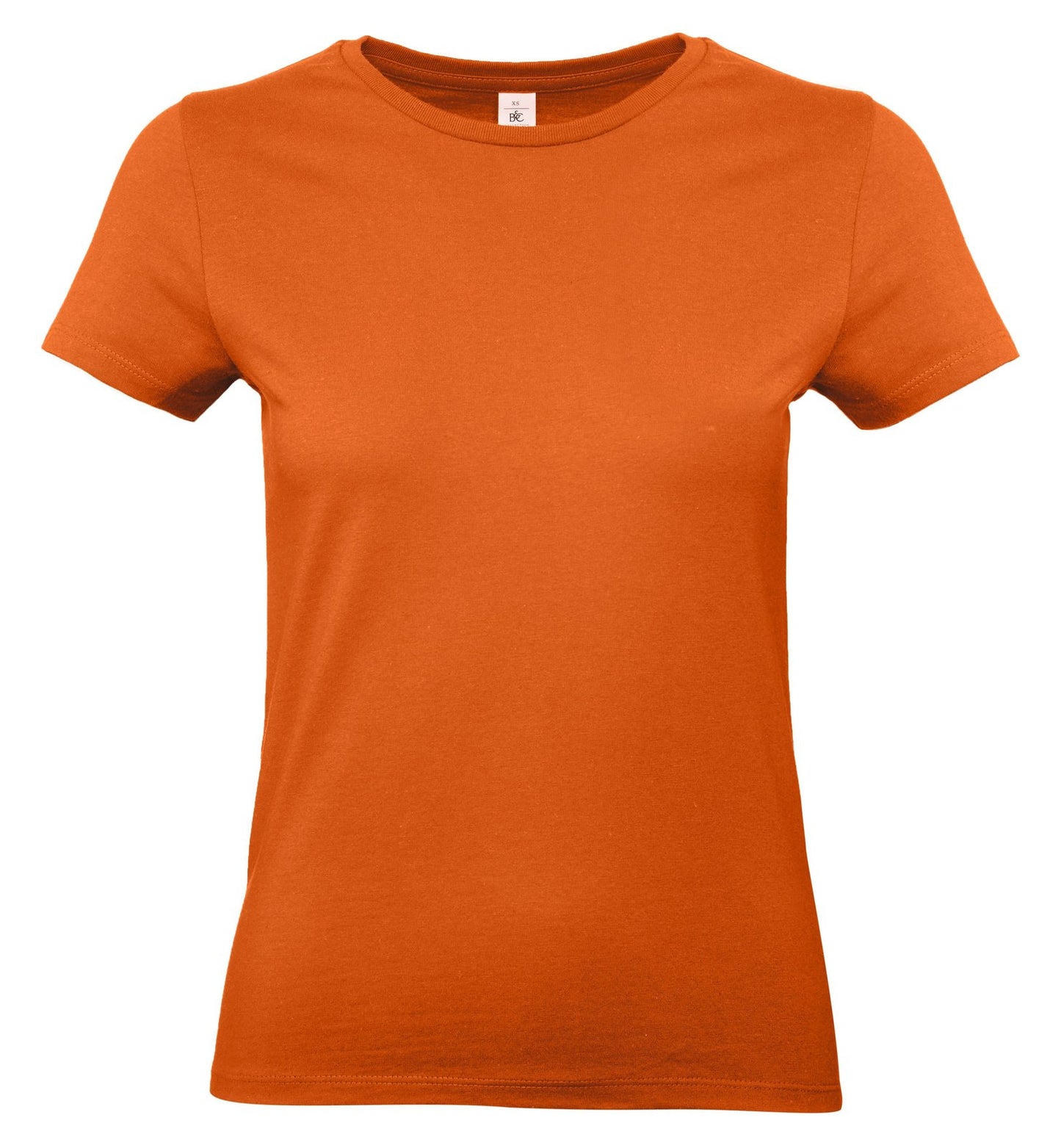 Tee-shirt femme col rond 190 — B&C #E190 WOMEN — coloris Urban Orange #Couleur_Urban-Orange