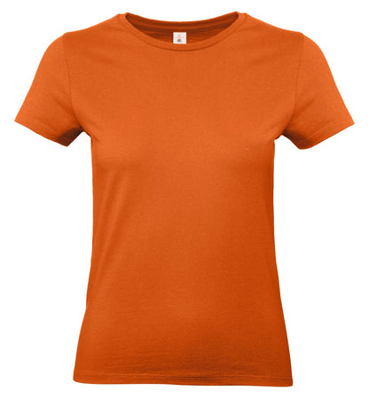 Tee-shirt femme col rond 190 — B&C #E190 WOMEN — coloris Urban Orange #Couleur_Urban-Orange
