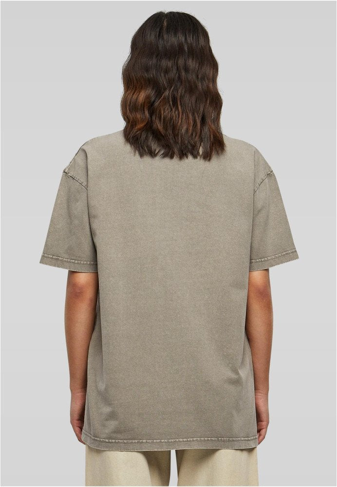 Tee-shirt femme délavé 220 g/m² — BUILD YOUR BRAND LADIES OVERSIZED ACID WASH TEE