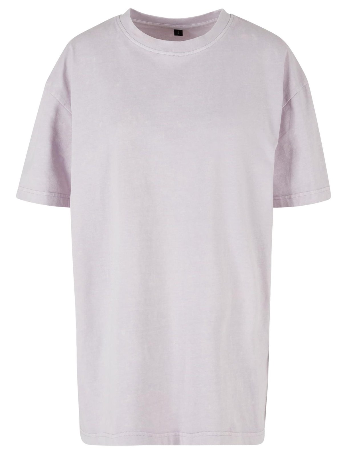 Tee-shirt femme délavé 220 g/m² — BUILD YOUR BRAND LADIES OVERSIZED ACID WASH TEE — coloris Soft Lilac #Couleur_Soft-Lilac