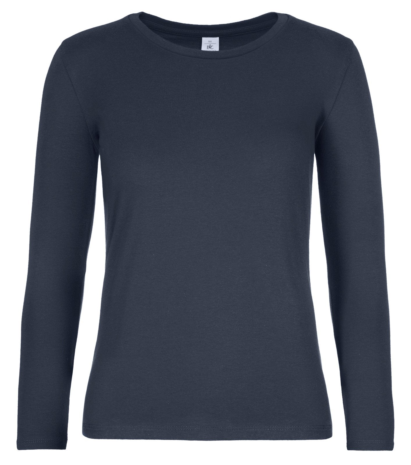 Tee-shirt femme manches longues 185 g/m²  — coloris Navy #Couleur_Navy