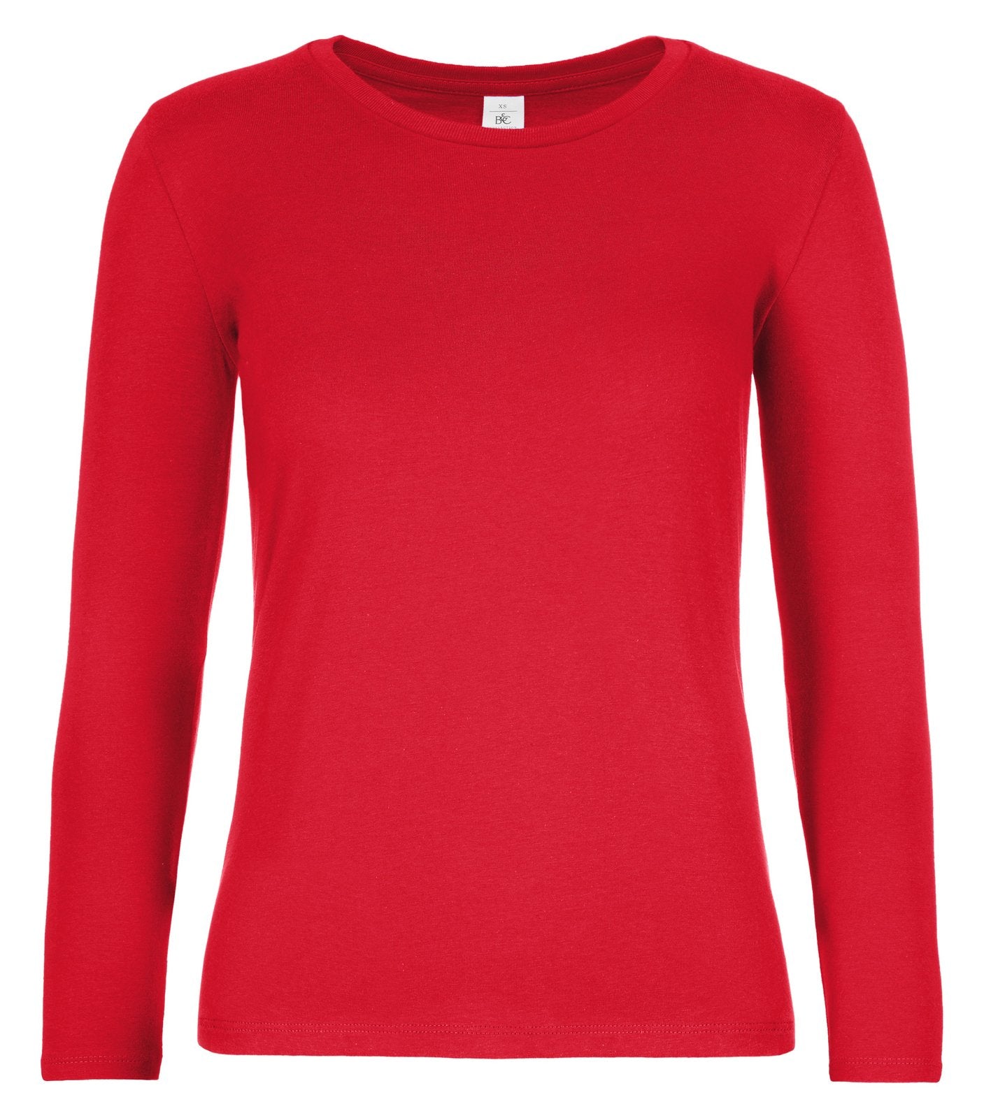 Tee-shirt femme manches longues 185 g/m²  — coloris Red #Couleur_Red