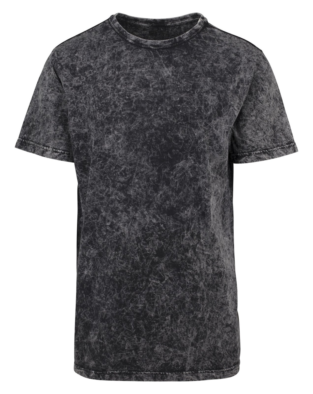 Tee-shirt homme délavé 170 g/m² — BUILD YOUR BRAND ACID WASHED TEE — coloris Dark Grey / White #Couleur_Dark-Grey-/-White