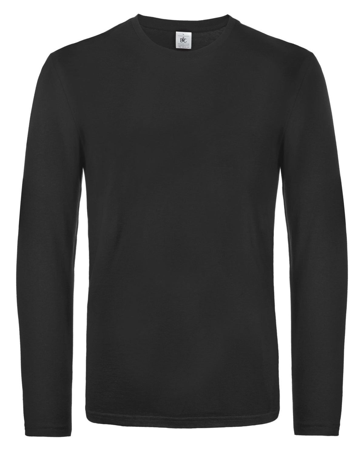 Tee-shirt homme manches longues 185 g/m²  — coloris Black #Couleur_Black