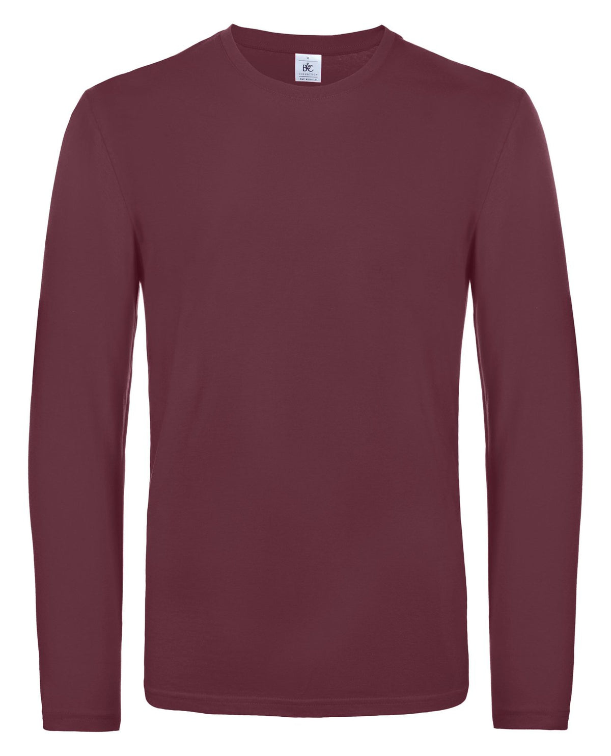 Tee-shirt homme manches longues 185 g/m²  — coloris Burgundy #Couleur_Burgundy