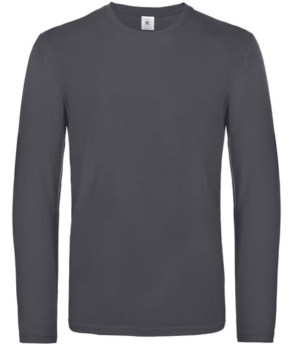 Tee-shirt homme manches longues 185 g/m²  — coloris Dark Grey #Couleur_Dark-Grey