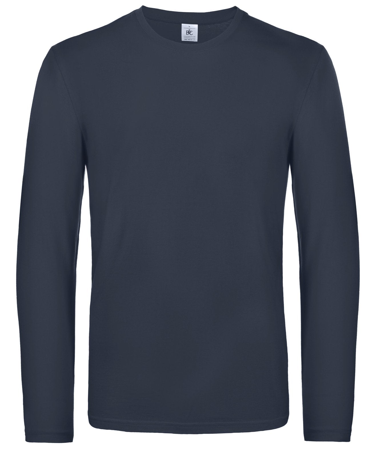Tee-shirt homme manches longues 185 g/m²  — coloris Navy #Couleur_Navy