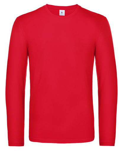 Tee-shirt homme manches longues 185 g/m²  — coloris Red #Couleur_Red