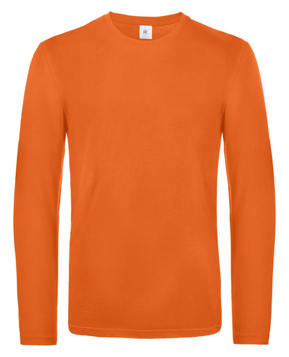 Tee-shirt homme manches longues 185 g/m²  — coloris Urban Orange #Couleur_Urban-Orange