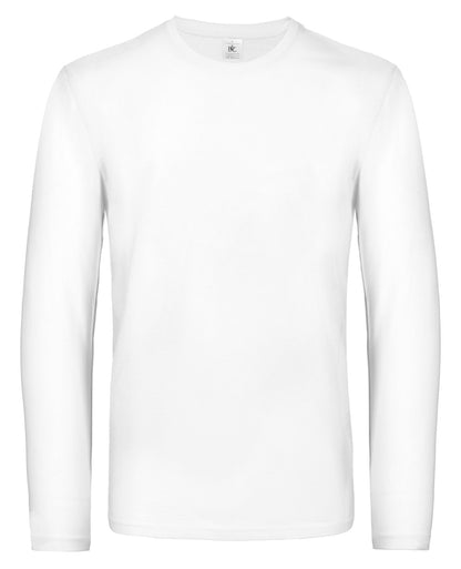 Tee-shirt homme manches longues 185 g/m²  — coloris White #Couleur_White
