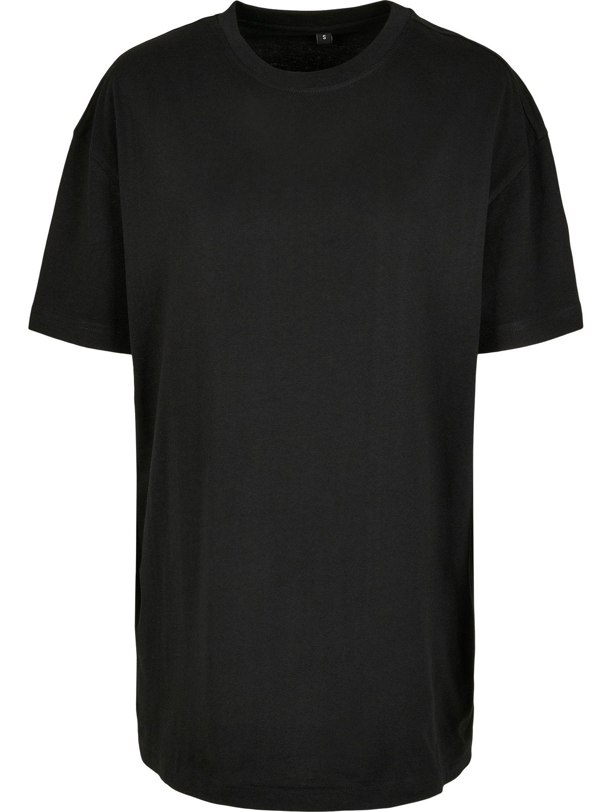Tee-shirt oversize femme 220 g/m² — BUILD YOUR BRAND LADIES OVERSIZED BOYFRIEND TEE — coloris Black #Couleur_Black