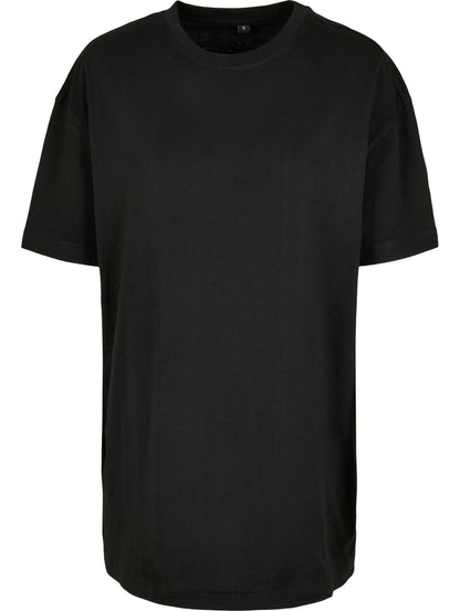 Tee-shirt oversize femme 220 g/m² — BUILD YOUR BRAND LADIES OVERSIZED BOYFRIEND TEE — coloris Black #Couleur_Black