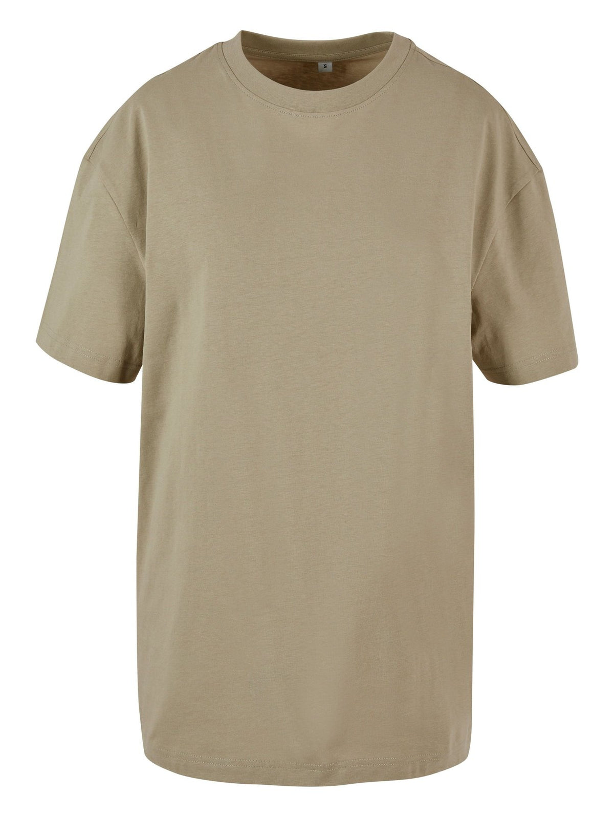 Tee-shirt oversize femme 220 g/m² — BUILD YOUR BRAND LADIES OVERSIZED BOYFRIEND TEE — coloris Pale Olive #Couleur_Pale-Olive