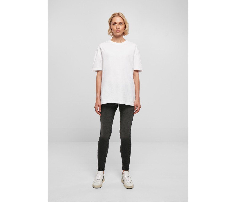 Tee-shirt oversize femme 220 g/m² — BUILD YOUR BRAND LADIES OVERSIZED BOYFRIEND TEE