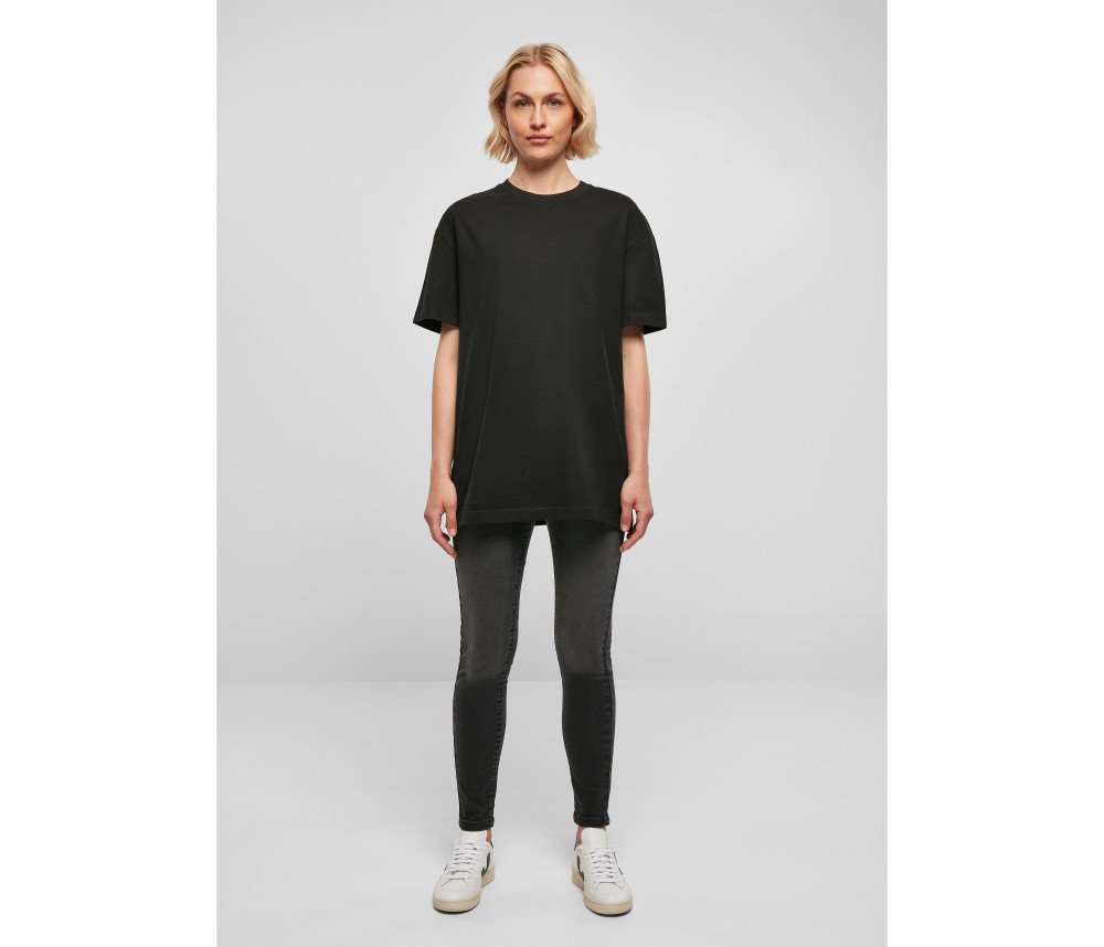 Tee-shirt oversize femme 220 g/m² — BUILD YOUR BRAND LADIES OVERSIZED BOYFRIEND TEE