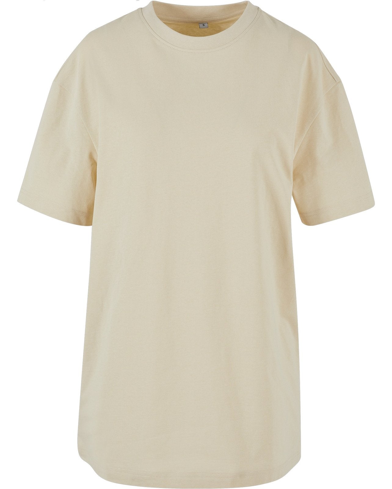 Tee-shirt oversize femme 220 g/m² — BUILD YOUR BRAND LADIES OVERSIZED BOYFRIEND TEE — coloris Sand #Couleur_Sand