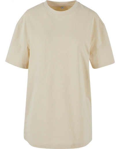 Tee-shirt oversize femme 220 g/m² — BUILD YOUR BRAND LADIES OVERSIZED BOYFRIEND TEE — coloris Sand #Couleur_Sand