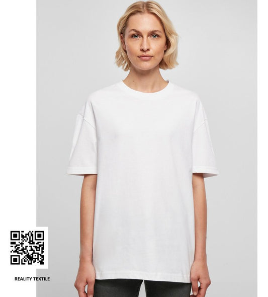 Tee-shirt oversize femme 220 g/m² — BUILD YOUR BRAND LADIES OVERSIZED BOYFRIEND TEE