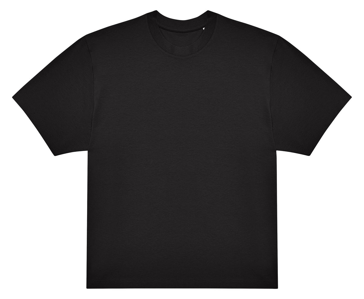 Tee-shirt oversize lourd unisexe 220 g/m²  — coloris Black #Couleur_Black