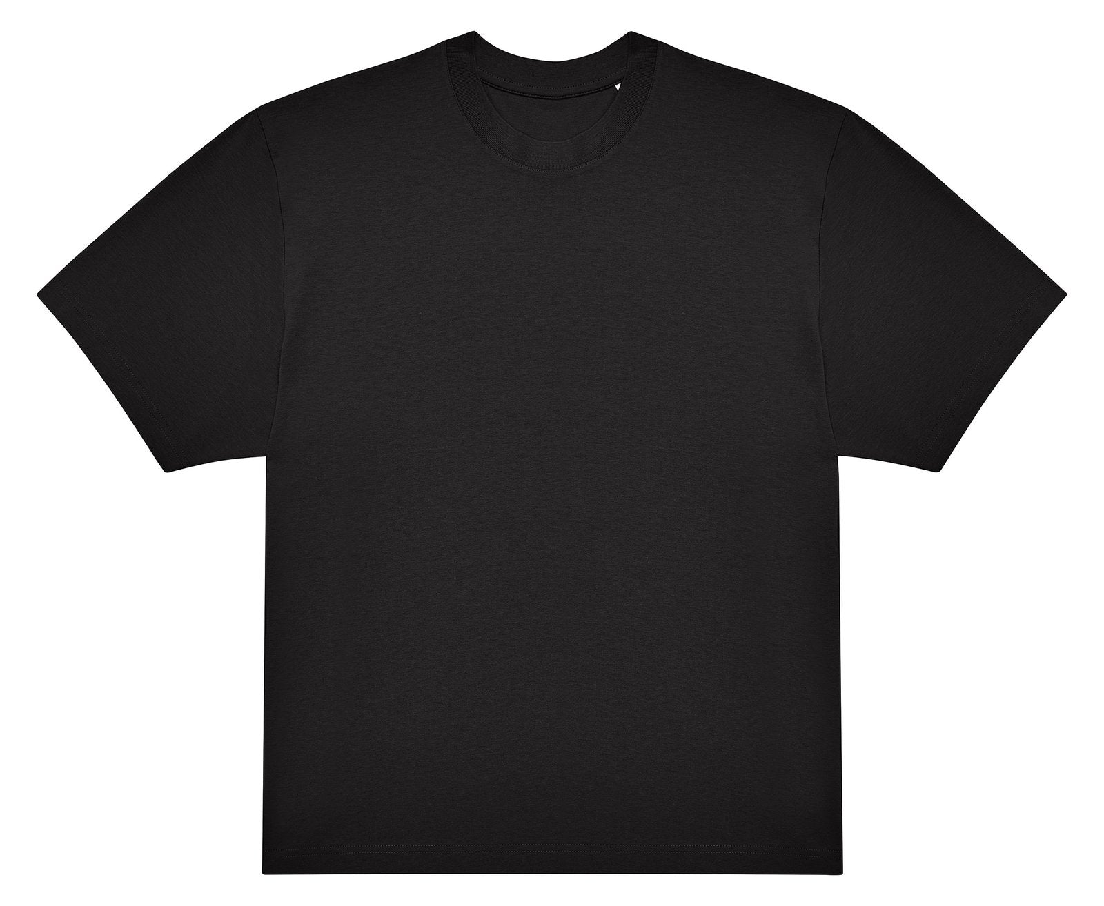 Tee-shirt oversize lourd unisexe 220 g/m²  — coloris Black #Couleur_Black