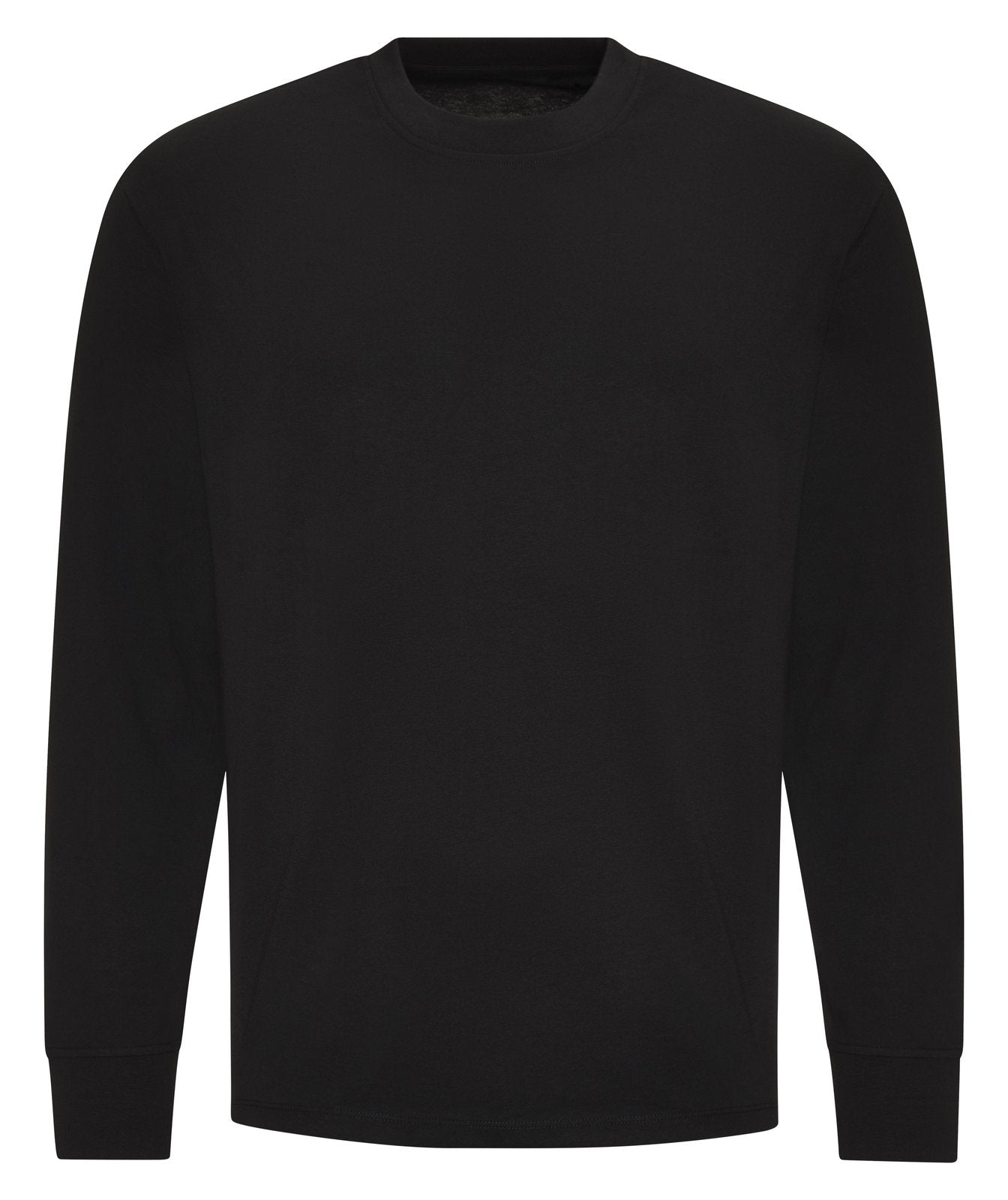 Tee-shirt oversize manches longues — coloris Deep Black #Couleur_Deep-Black
