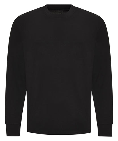 Tee-shirt oversize manches longues — coloris Deep Black #Couleur_Deep-Black